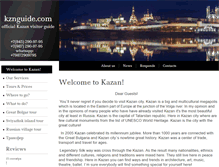 Tablet Screenshot of kznguide.com